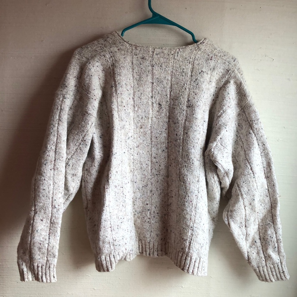 Speckled Cream Winter Pullover - Picture 5 of 5